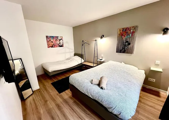 Le Lego, 3 Chambres, 8 Personnes Et Parking, Centre Apartment